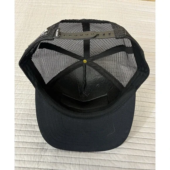 Volcom Keep Hawaii Stoned Adjustable Snapback Hat Cap Black Rare Size Small - Picture 7 of 8